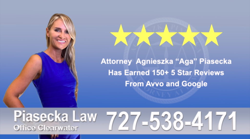Agnieszka Piasecka Law, Aga, Piasecka, Client, reviews, avvo, google reviews, five star, 5-star, superb, best attorney, reviews